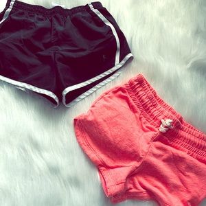 Two pairs girls size 6 shorts